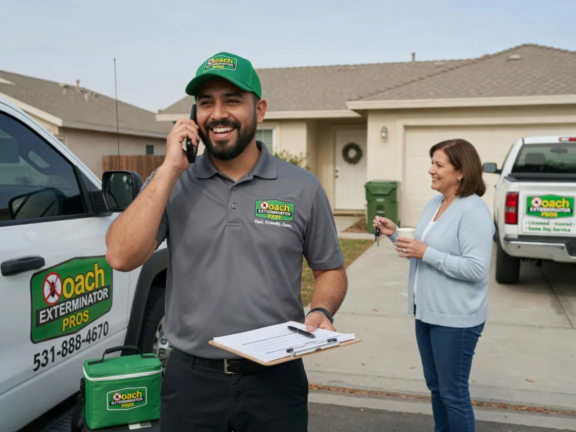 Pest Control Roach Exterminator New Bloomington, OH FAQs